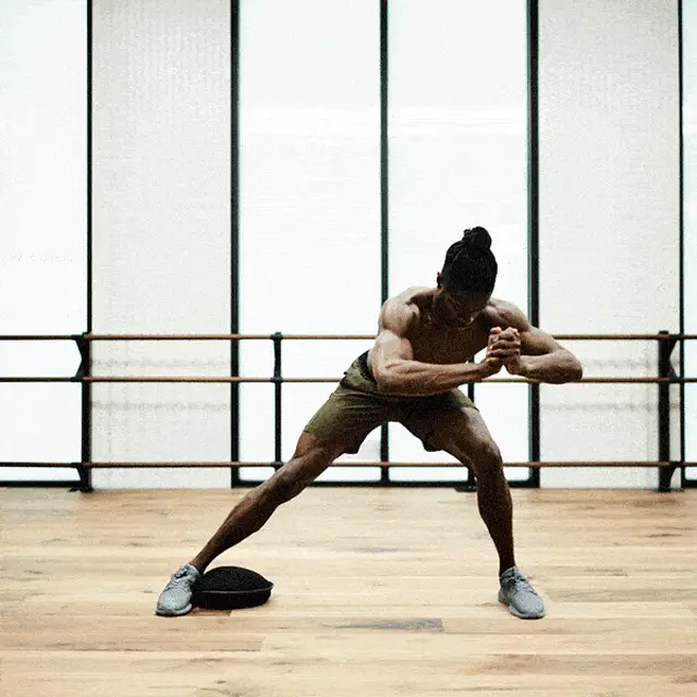 It’s Not Fitness. It’s Life. Lateral lunge slides (lower body)