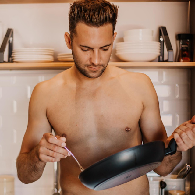 It’s Not Fitness. It’s Life. cooking naked