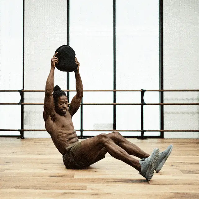 It’s Not Fitness. It’s Life. Russian twist slams (upper body)