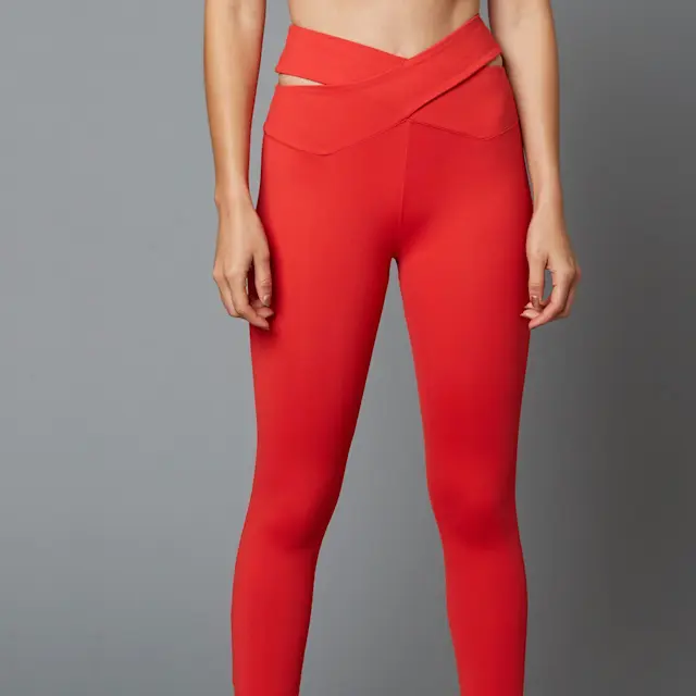 Year of Ours Cross Cut Out Waist Legging