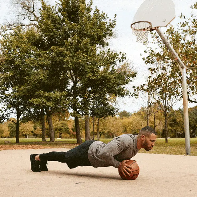 It’s Not Fitness. It’s Life. push-up on basketball