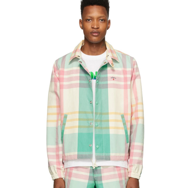 NOAH NYC Multicolor Madras Jacket