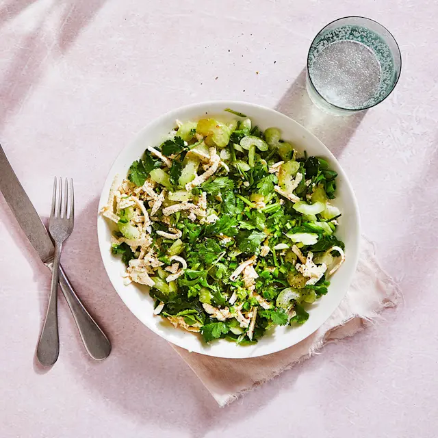 Grated tofu tiger salad