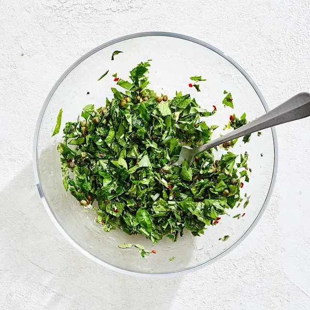 It’s Not Fitness. It’s Life. Italian lemon, herb, and caper marinade