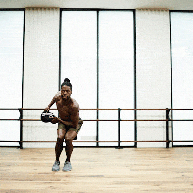 It’s Not Fitness. It’s Life. Alternating rainbow hops (upper and lower body)