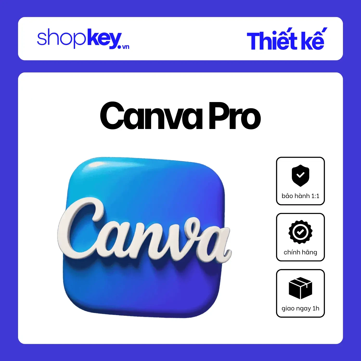 Nâng cấp Canva Pro chính chủ