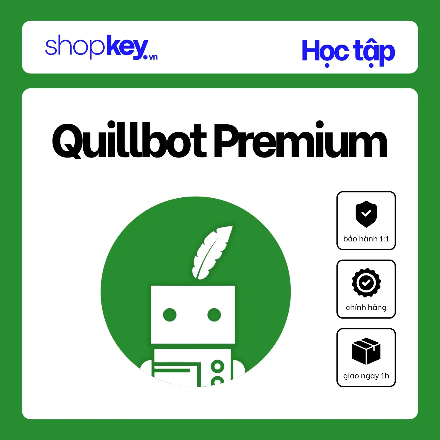 Tài khoản Quillbot Premium riêng biệt