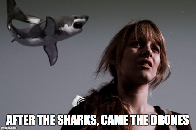 sharks drones