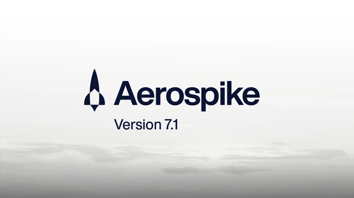 A logo with a background consisting of clouds.