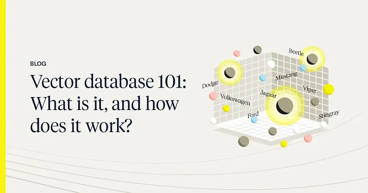 Vector Datyabase Vector database 101: What is it, and how does it work? | Aerospike