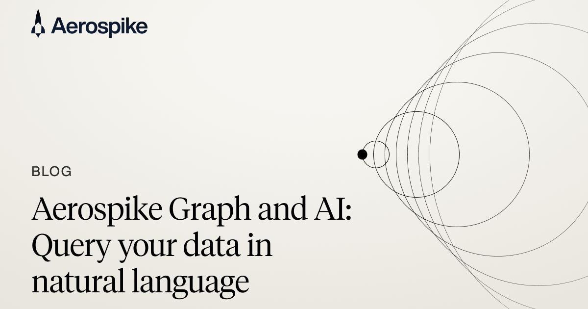 Aerospike Graph with AI and MCP for Natural Language Queries | Aerospike