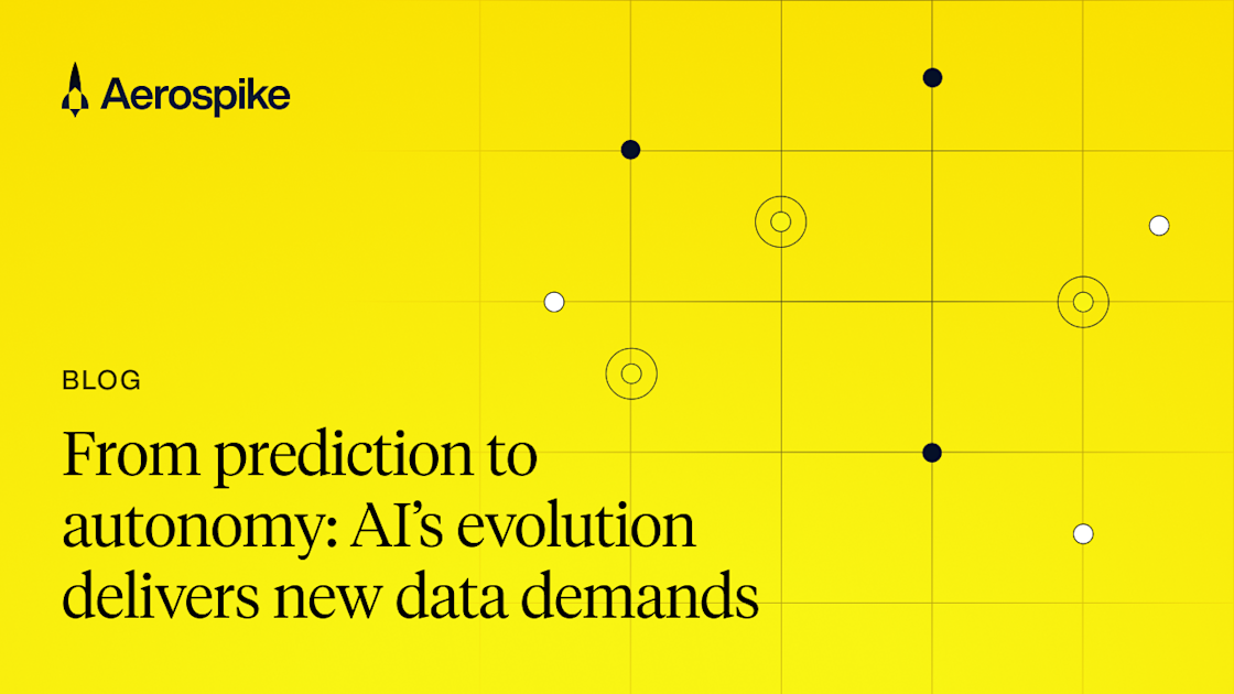 From Prediction to Autonomy: How AI Redefines Data | Aerospike