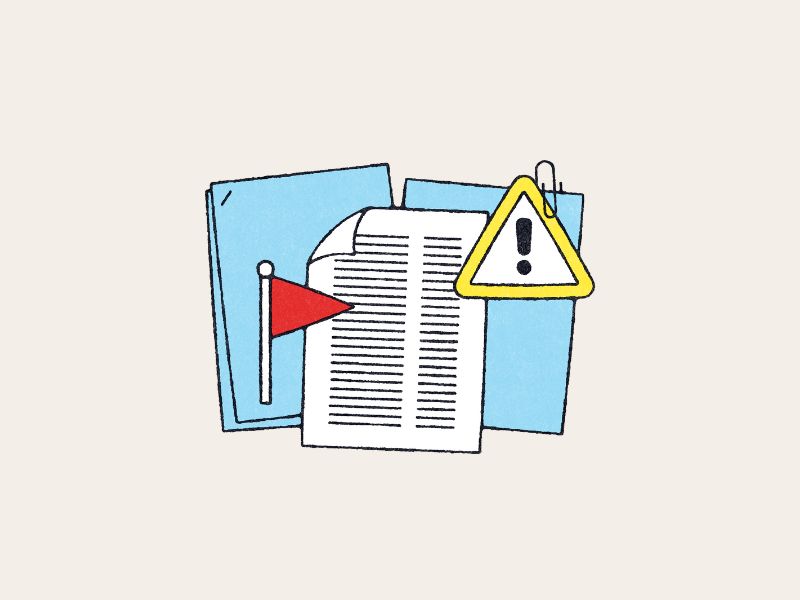 Files on beige background.