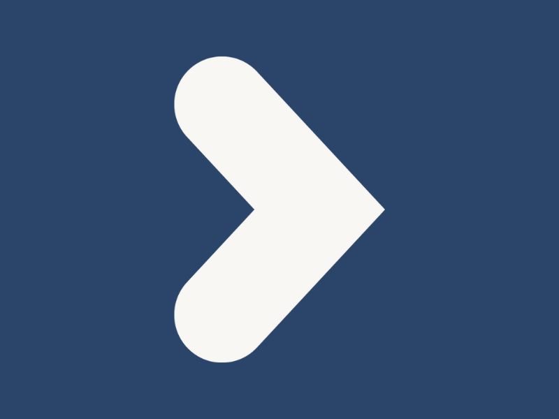 White right-facing arrow icon on a navy blue background.