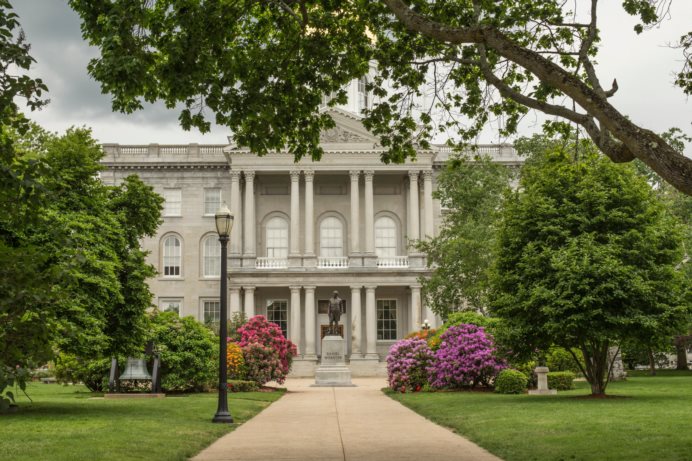 States with the best public schools - New Hampshire capitol building