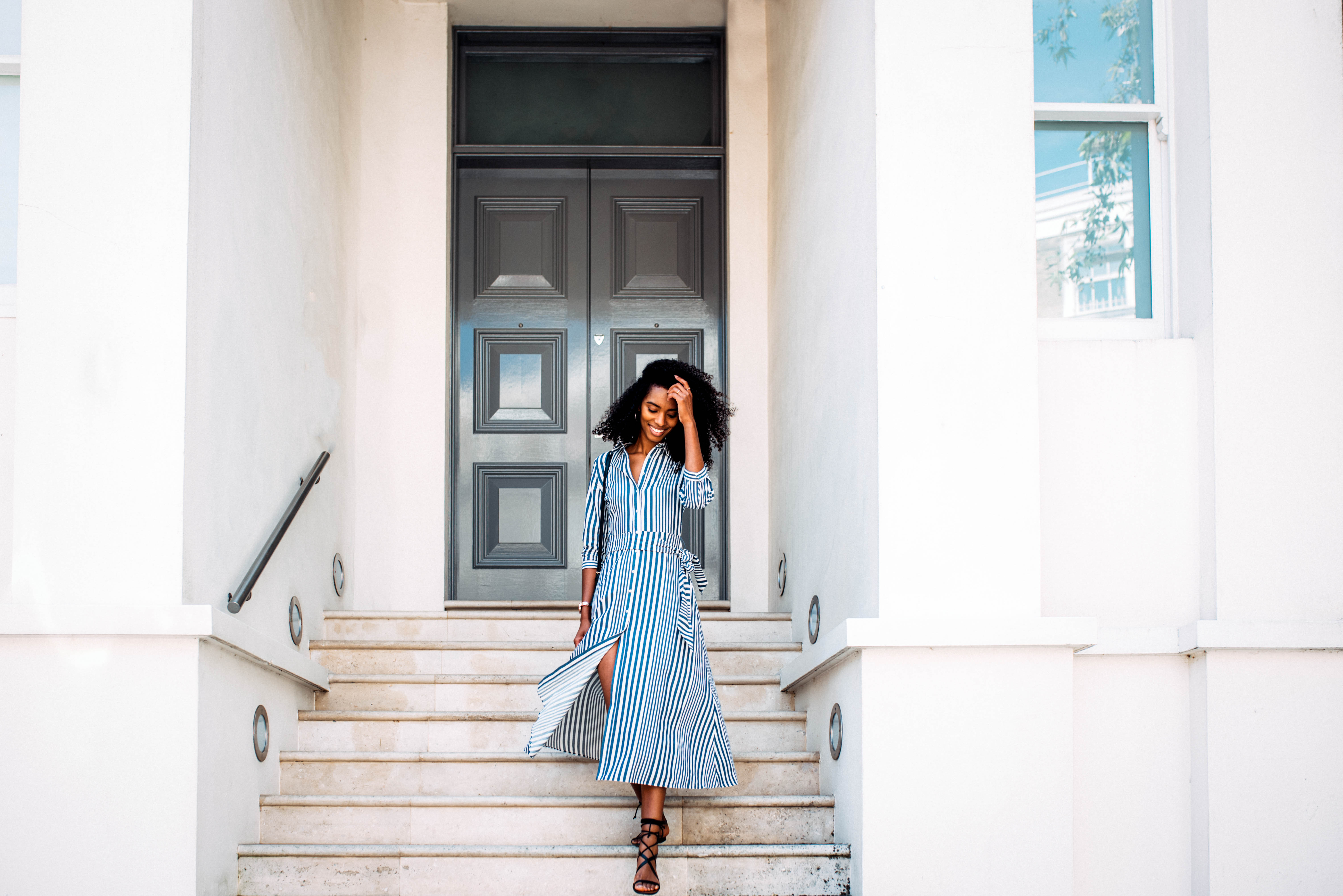 is converting term life to whole life insurance a smart financial decision? a woman walking down outside steps