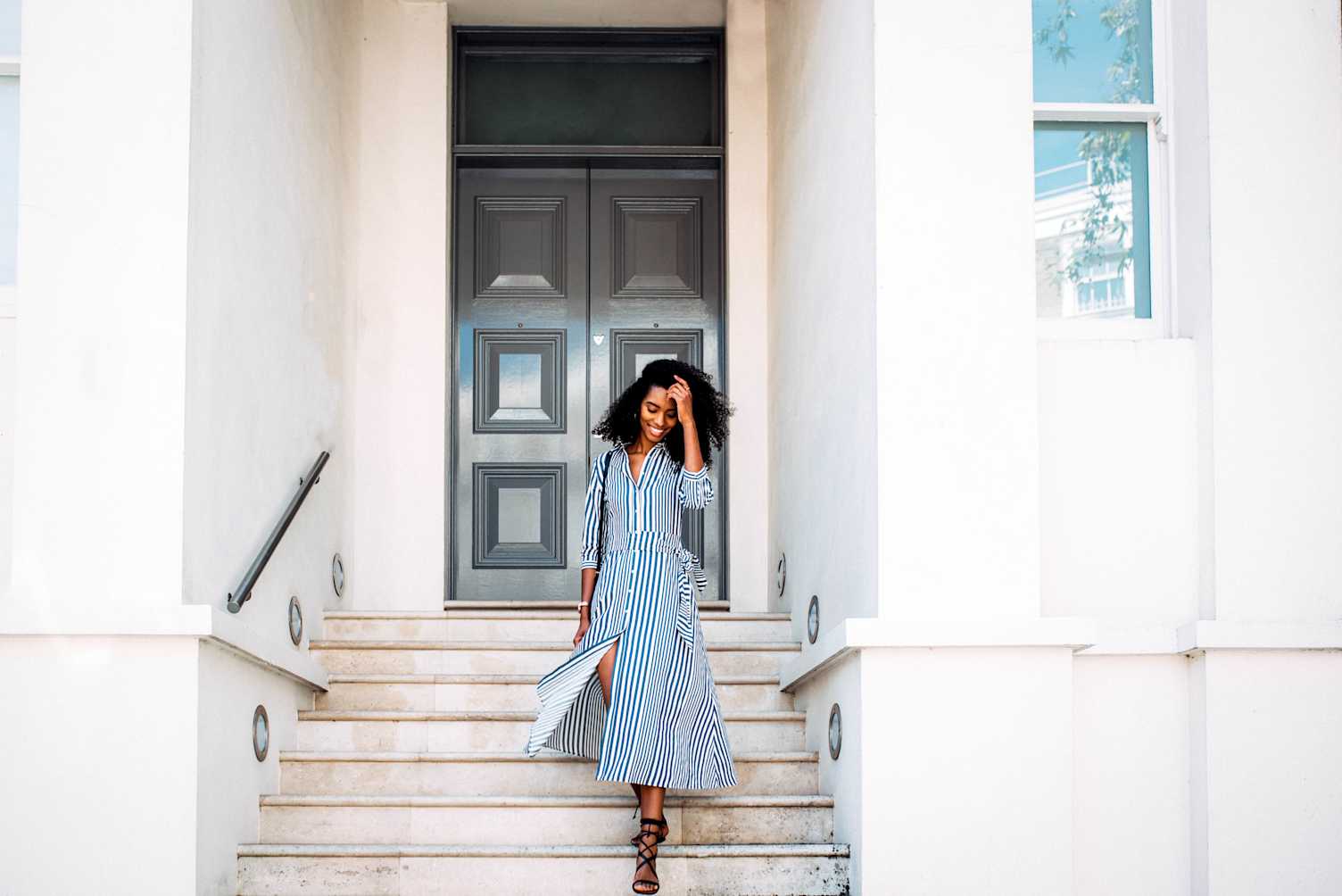 is converting term life to whole life insurance a smart financial decision? a woman walking down outside steps
