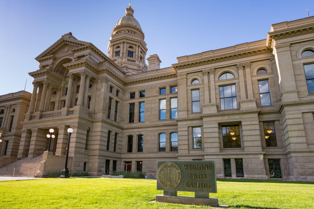 States with the best public schools - capitol building in Cheyenne, Wyoming 