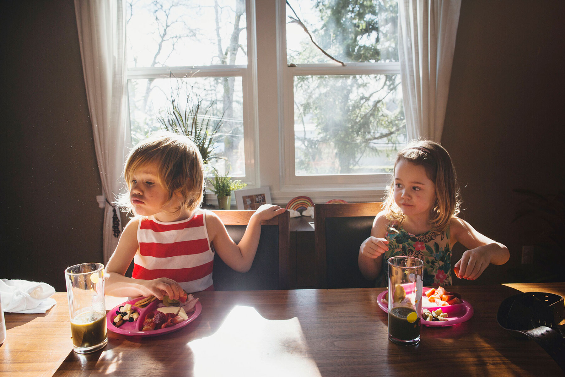 what is a life insurance beneficiary? - two kids at breakfast table
