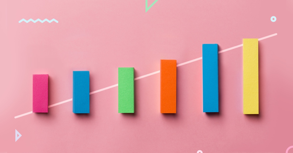 stylized bar chart - how to improve your credit score