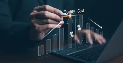 Graph representing metrics optimization