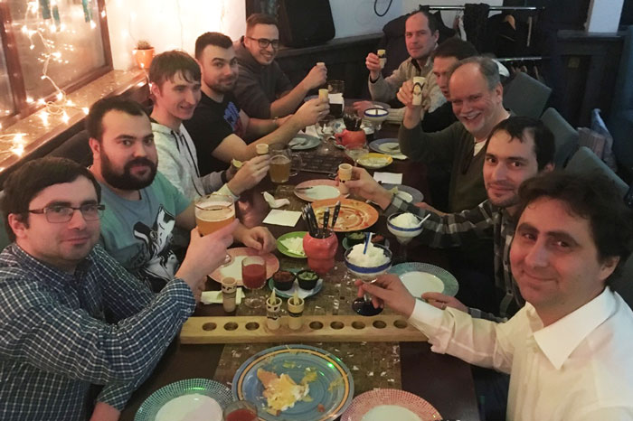 Boyle Software's Kyiv team at Tequila House