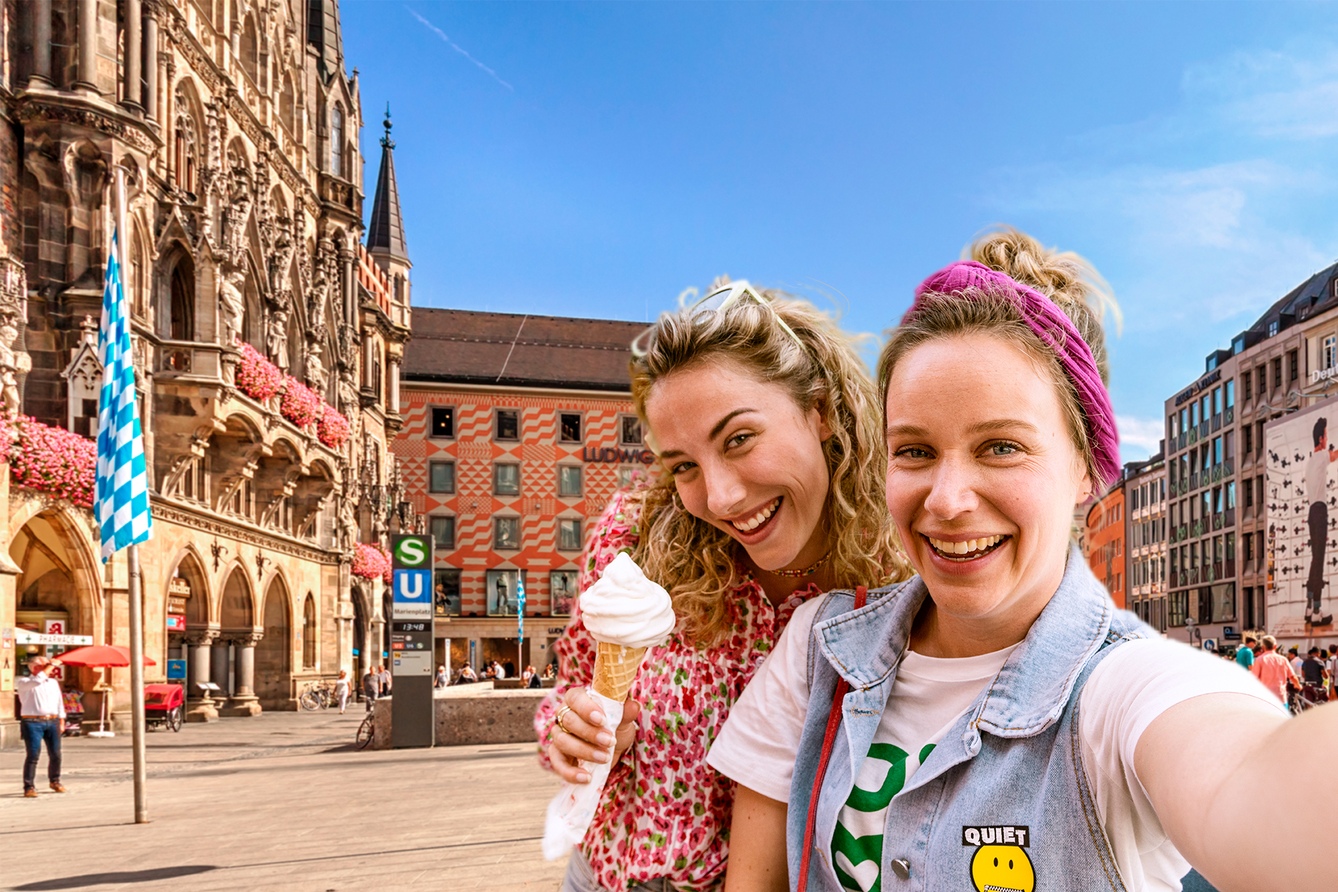 Stel vriendinnen in Munchen