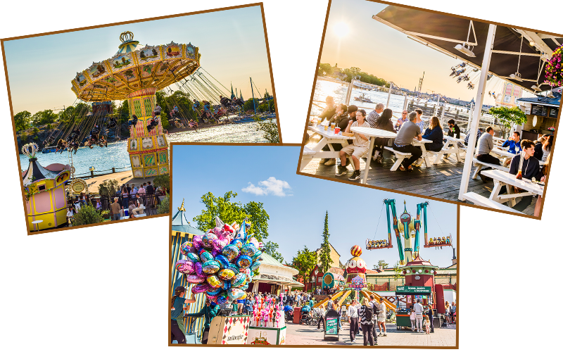 Collage grönan sommar