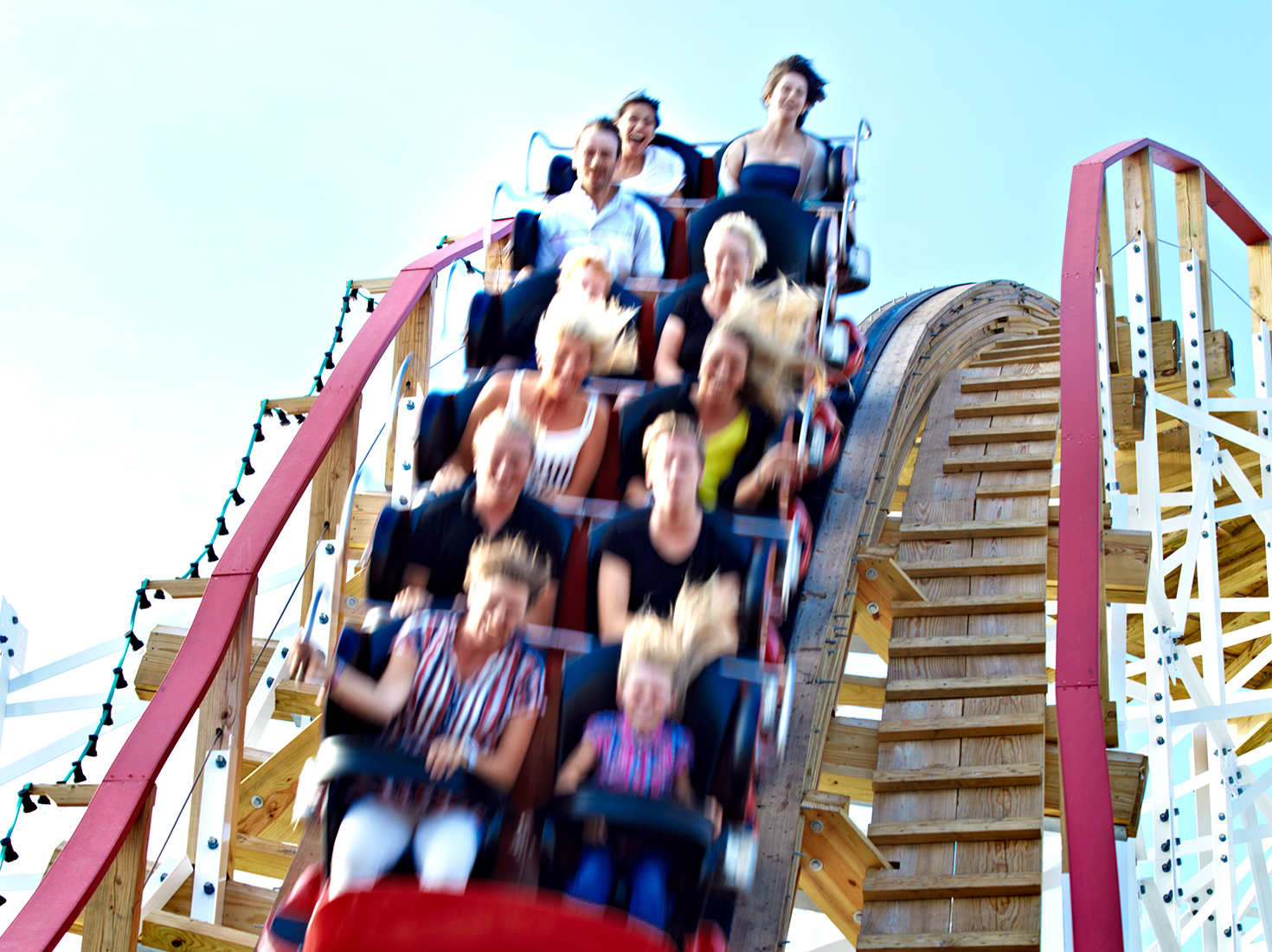 Twister Wooden Roller Coaster