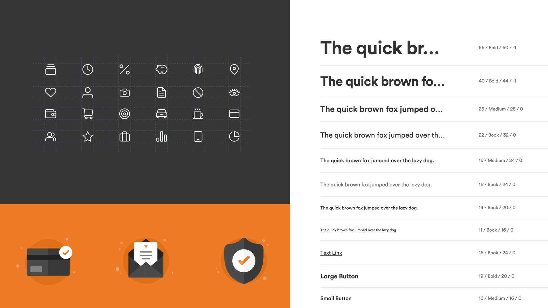 Type and Icon Design System