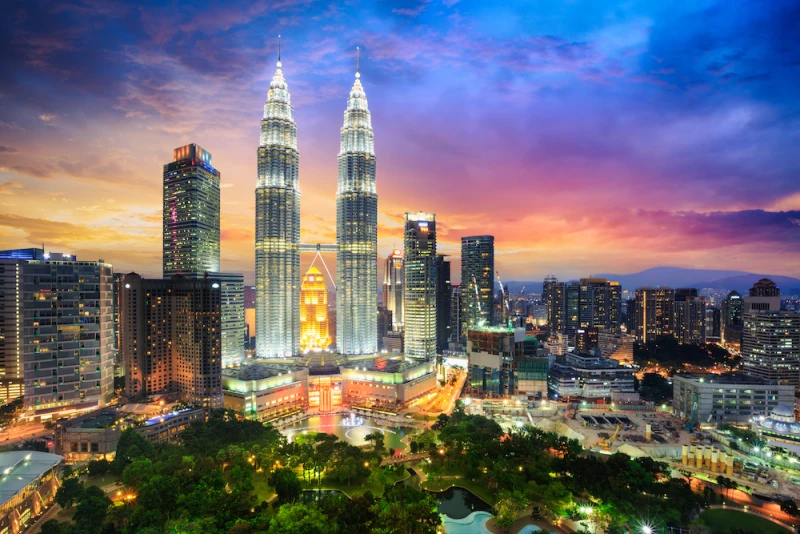 Kuala,Lumpur,City,Skyline,At,Dusk,,Kuala,Lumpur,Malaysia