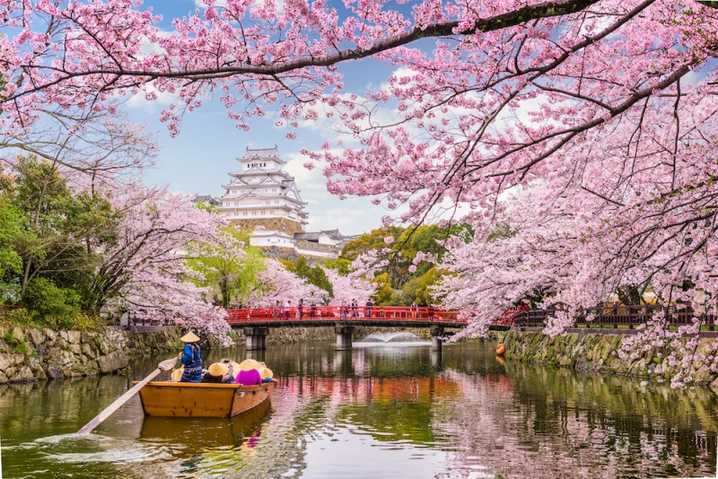 Himeji,,Japan,At,Himeji,Castle,In,Spring,Season.