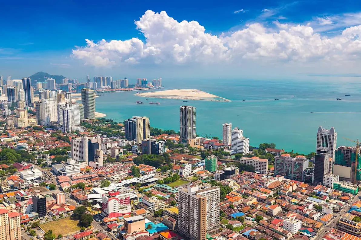 Penang-Panoramic-aerial-view-of-Georgetown-Penang-island-Malaysia