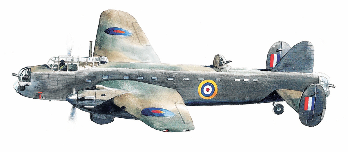 The Avro Manchester from which designer Troy Chadwick developed the Lancaster