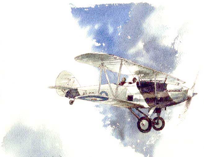 Above: An RAAF Hawker Demon, 1935
