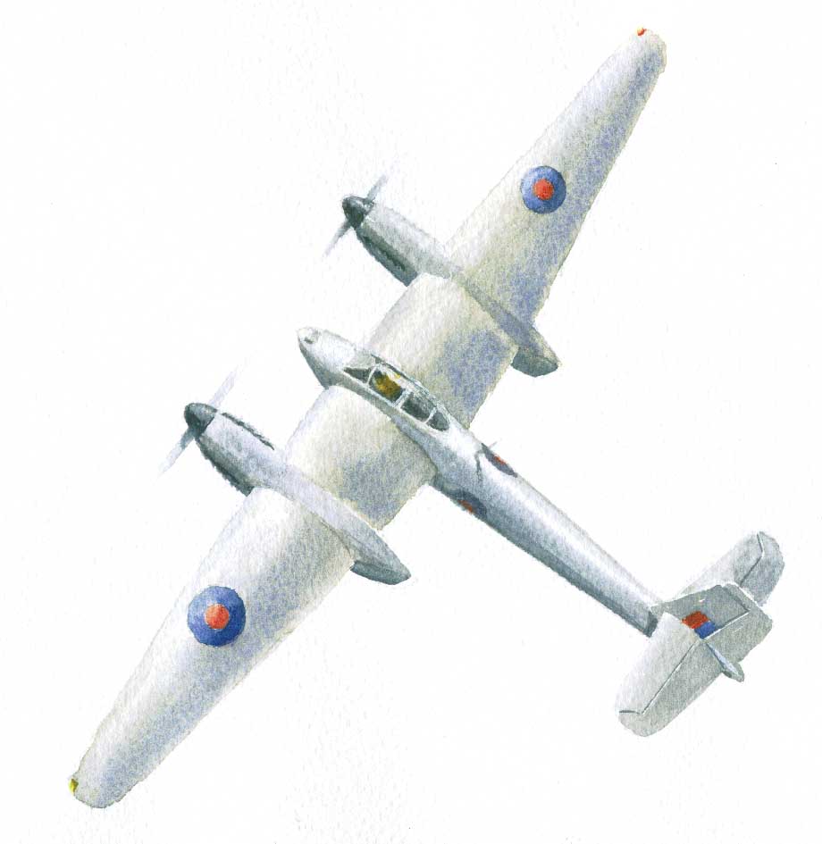 Above: Petter’s Westland “Welkin” of 1942 was fast and highly sophisticated – it featured a bullet-resistant, automatically pressurized cockpit ‘capsule’. A threat of high-altitude bombing from the Luftwaffe never materialised, so this 70ft wingspan monster fighter was never used operationally.