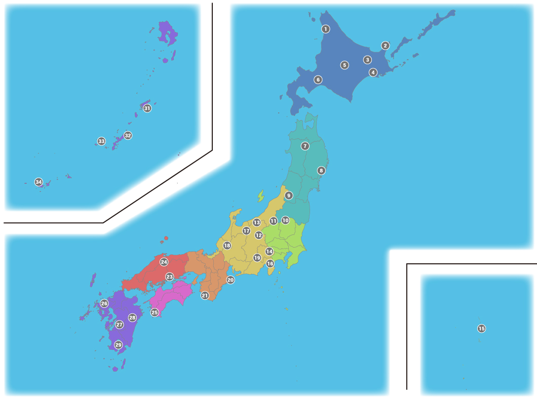 2 japanmap-日本地図