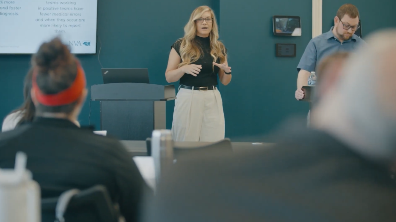 Instructor Presenting to a Class