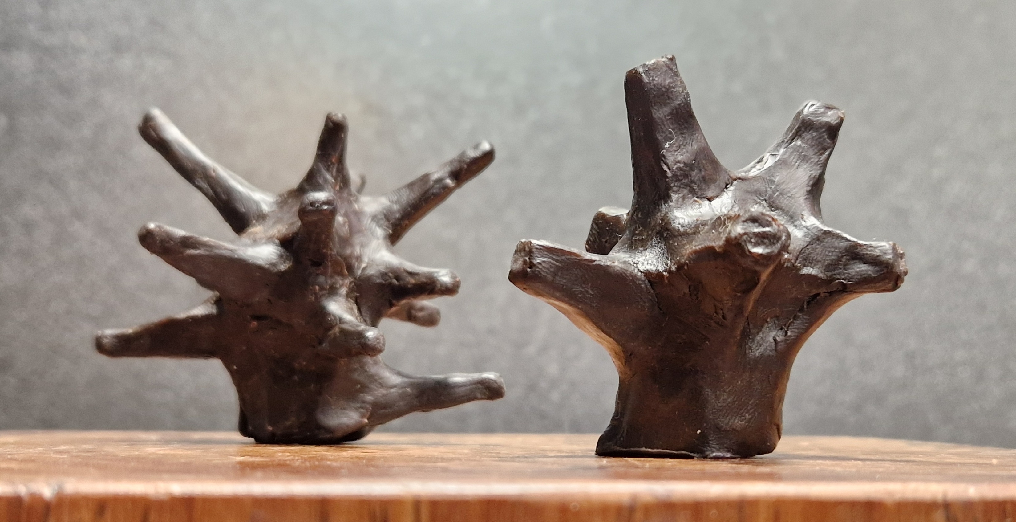 Halfgeknotte stronken