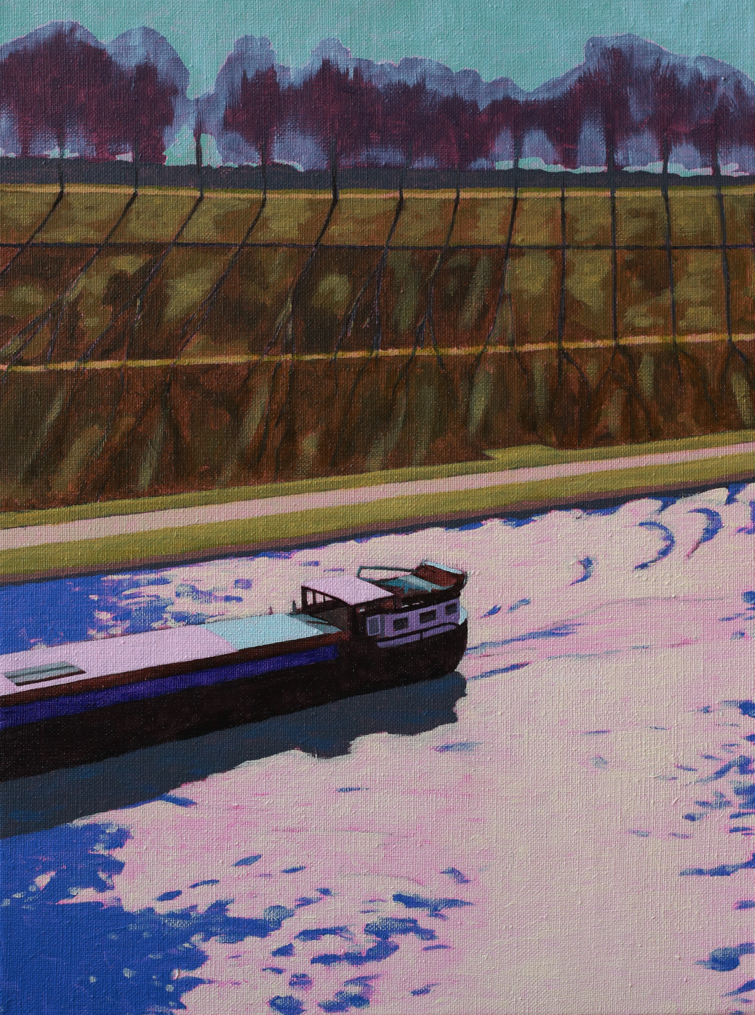 Aak op het Albertkanaal