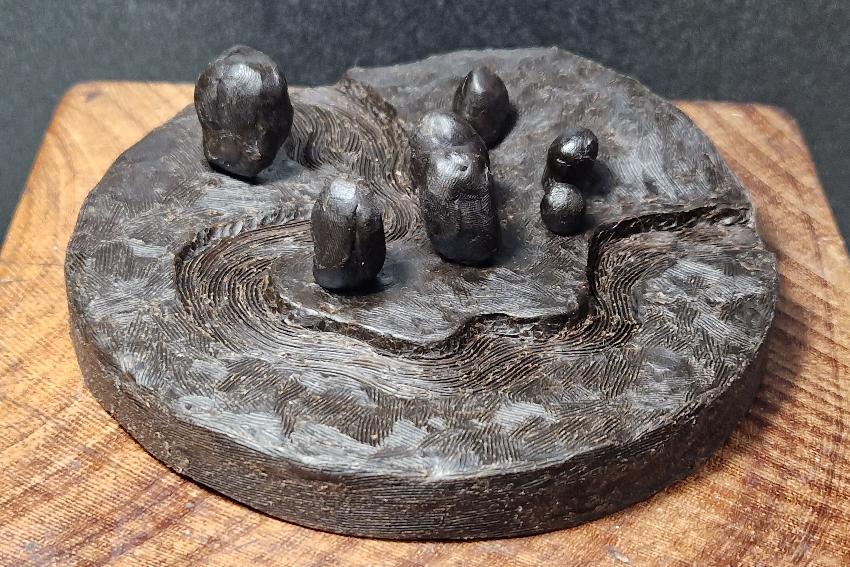 Landschap met meanderende rivier