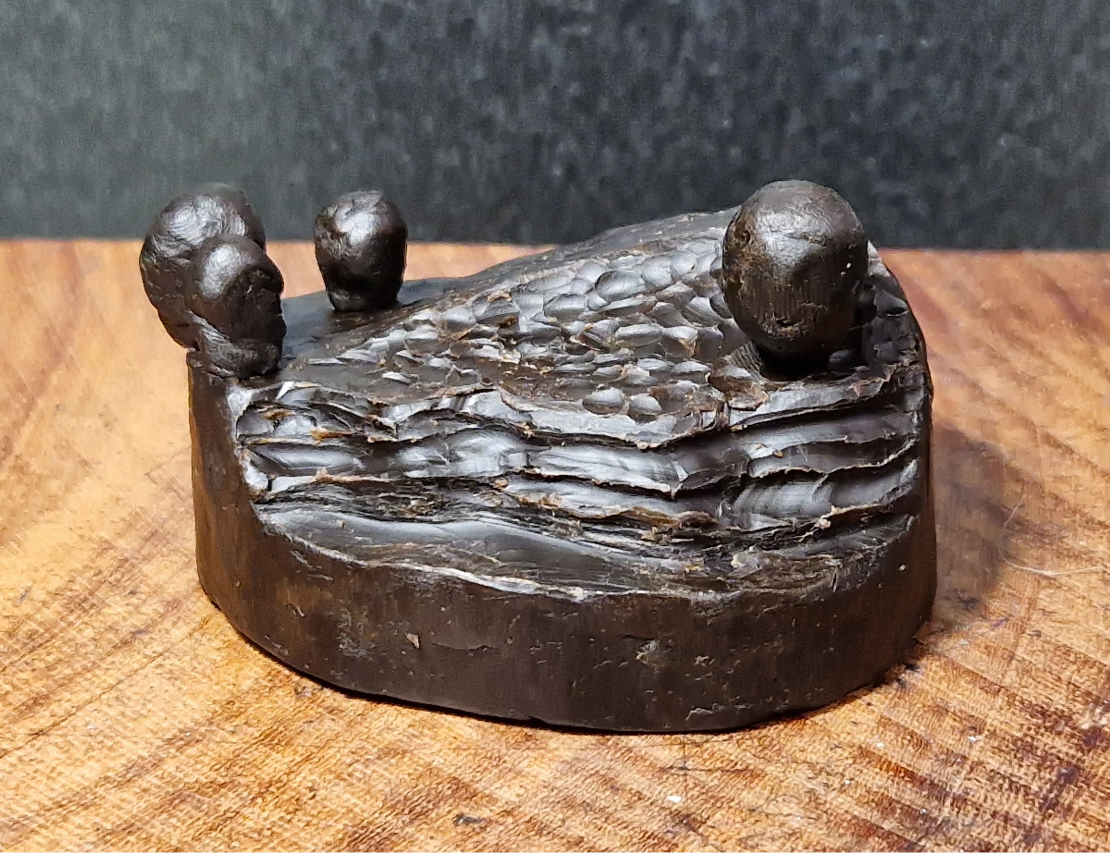 Landschap met geërodeerde helling