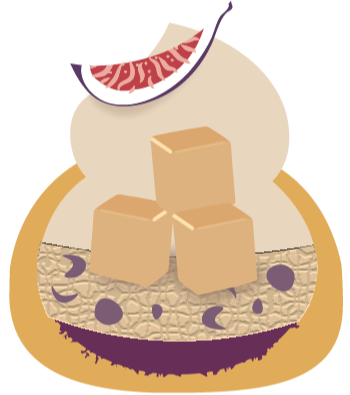 éclair foie gras figue