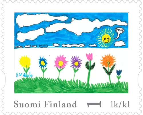 Kevät-piirustus