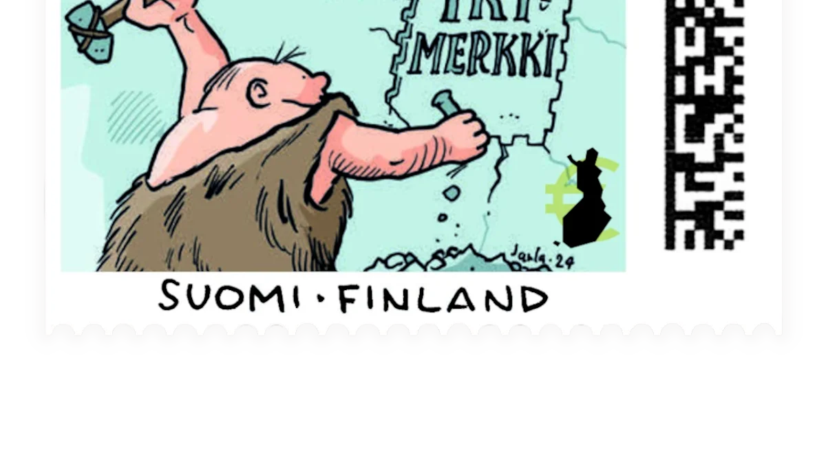Fingerpori stamp.