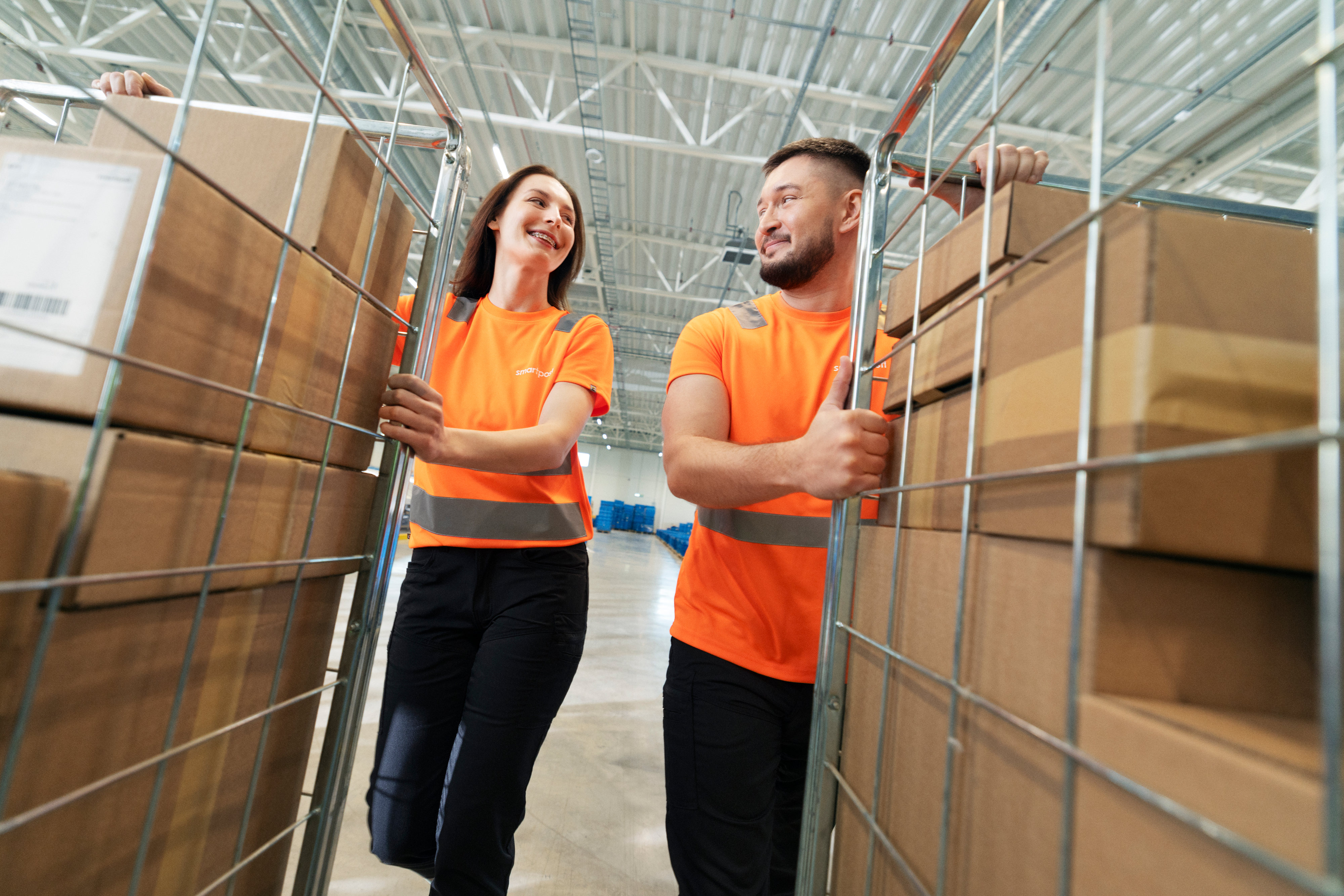 Customer using our services on a smartphone.