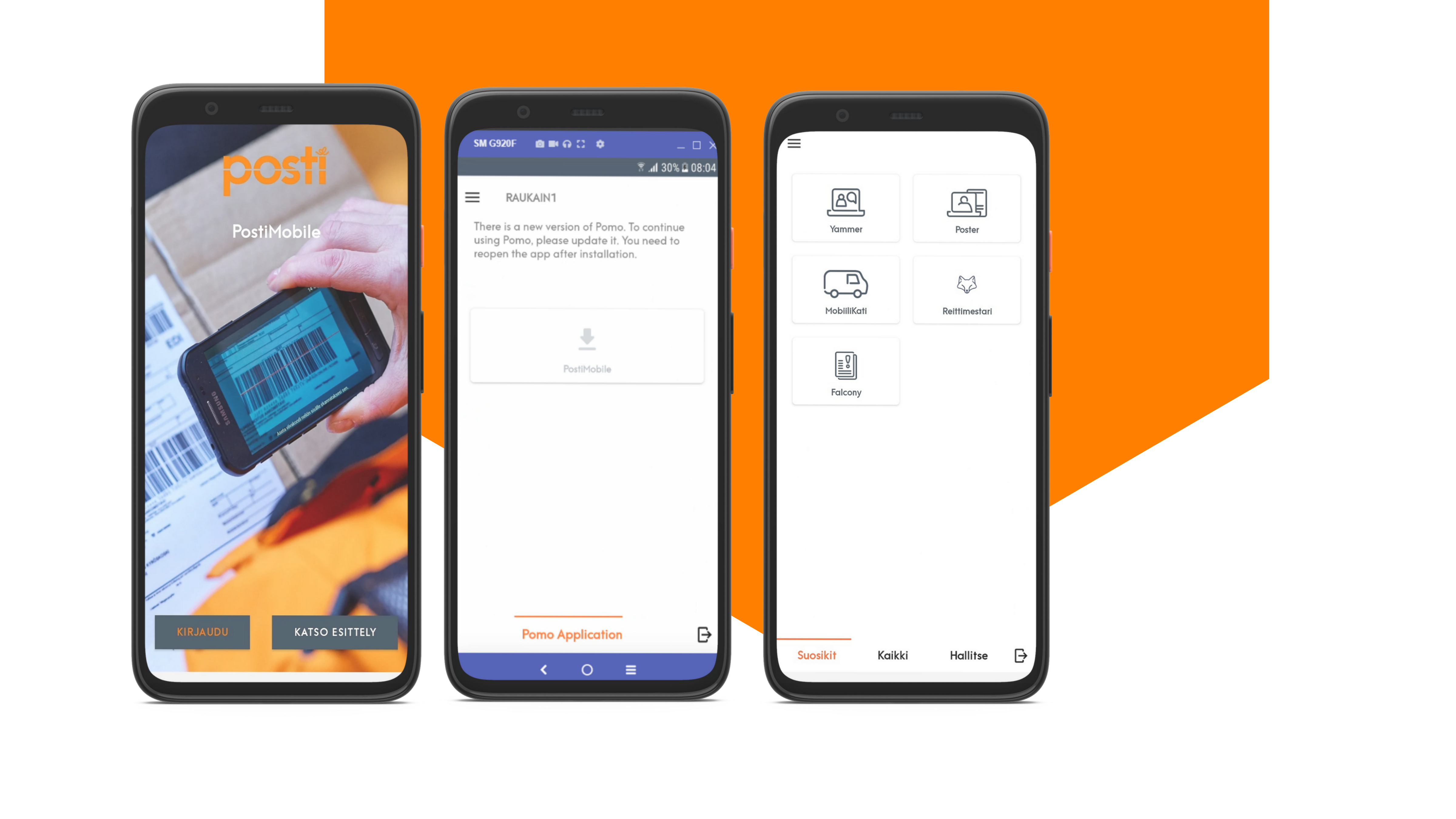 Pomo Postin työntekijöille