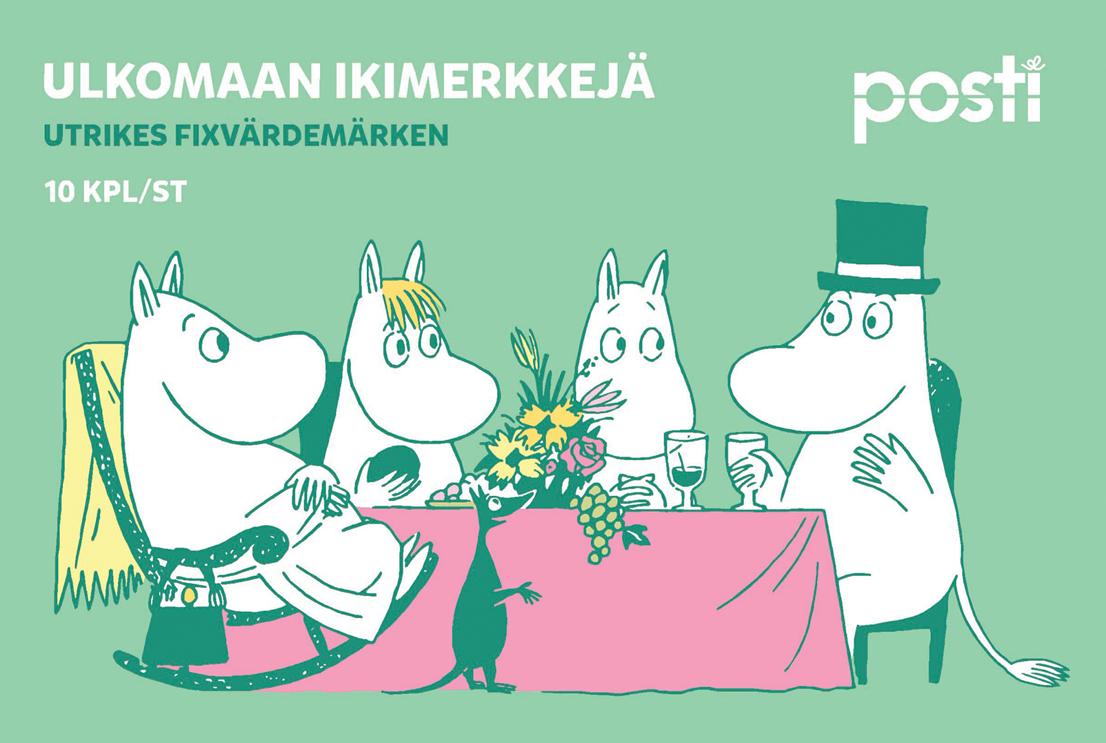 Toukokuun postimerkeissä juhlistetaan muumeja,  esitellään arkeologisia löytöjä ja toivotetaan onnea