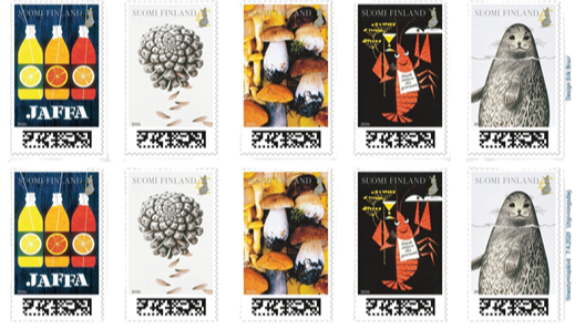 Erik Bruun postimerkit