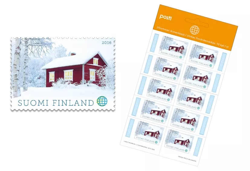 red cottage